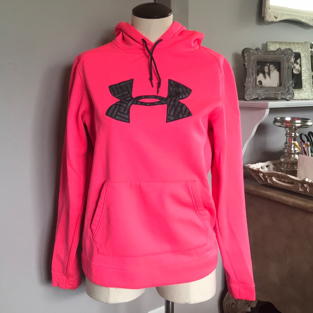 Pink Under Armour hoodie